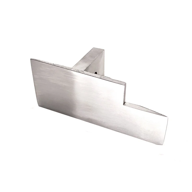 Edge feed unit guide rail for edgebanders